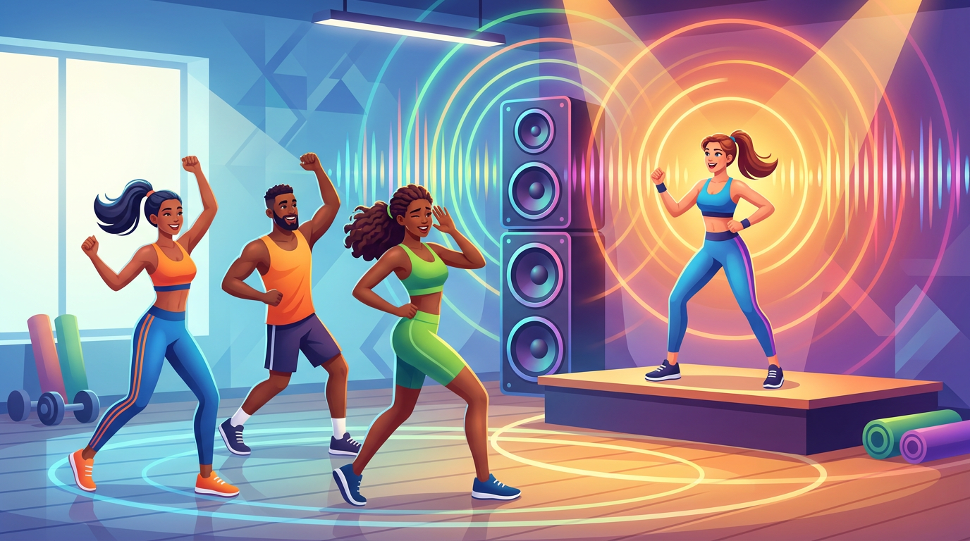 Illustration for The Sound of Silence: Why Your Fitness Class Might Be Harming Your Hearing - Image 1
