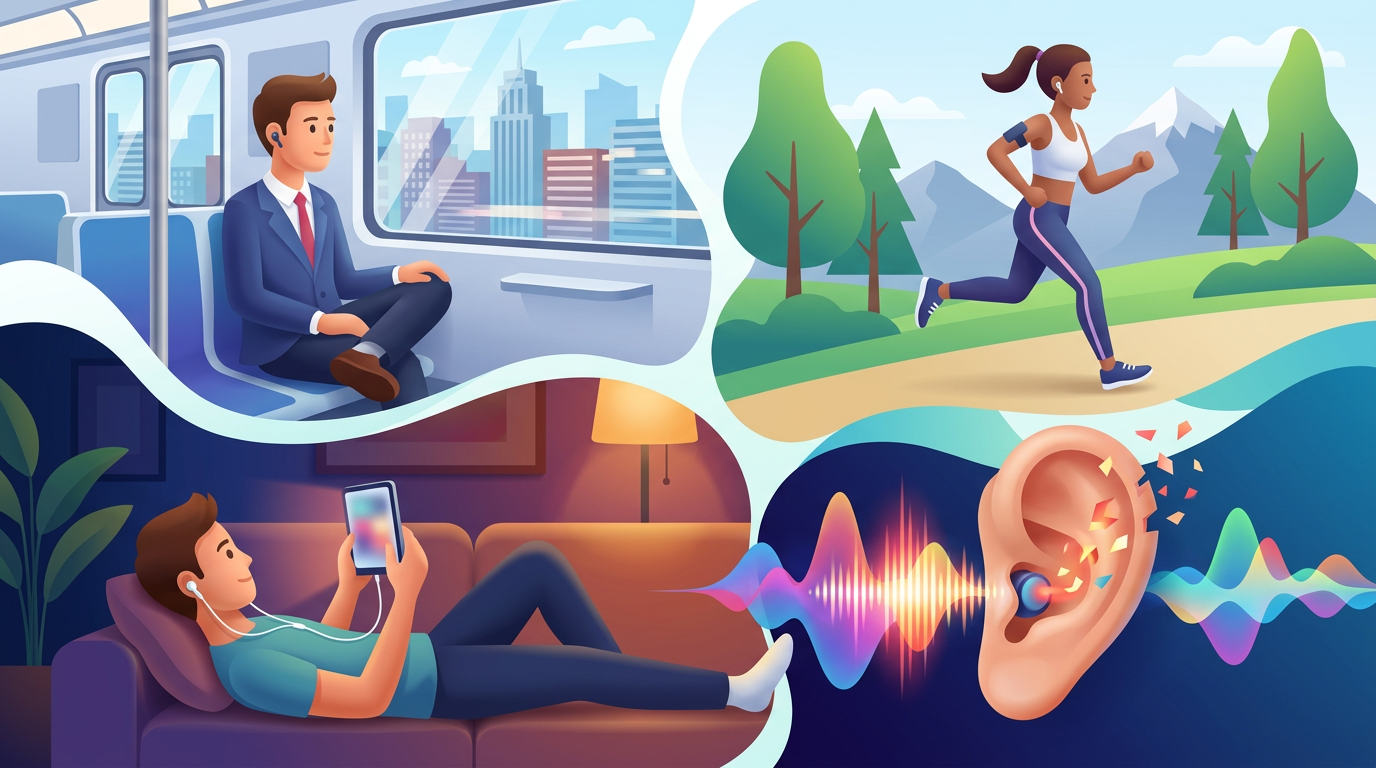 Illustration for The Hidden Dangers of Everyday Earbud Habits - Image 1