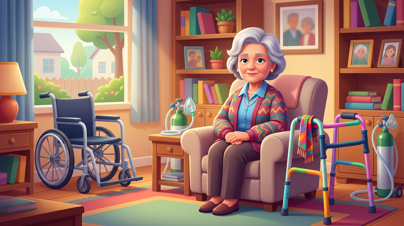 Illustration for Navigating Disability: The Unspoken Struggles of Older Adults - Image 1