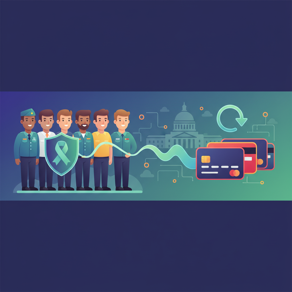 Illustration for Navigating Credit Card Debt Relief for Veterans: What You Need to Know - Image 1