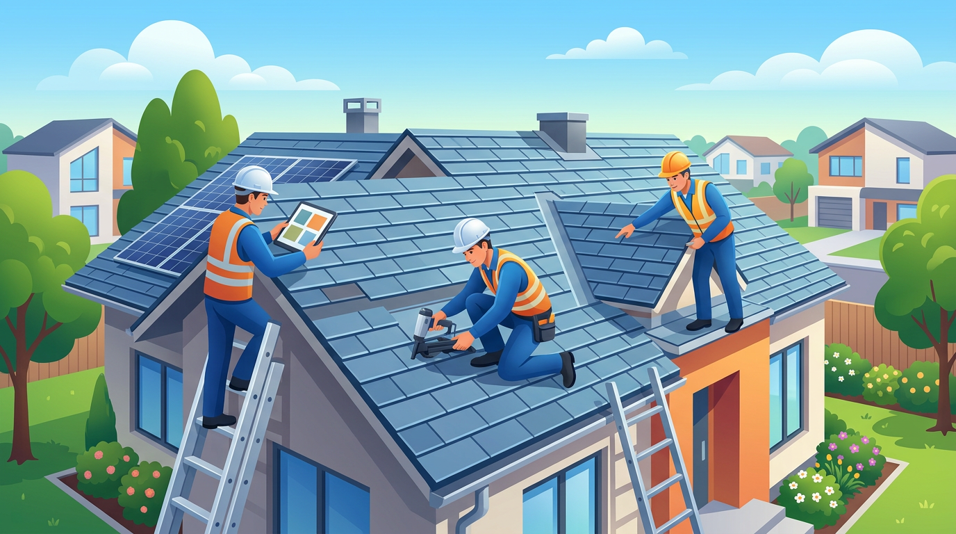 Illustration for Navigating the Evolving Landscape of Roofing Services in Salem - Image 1