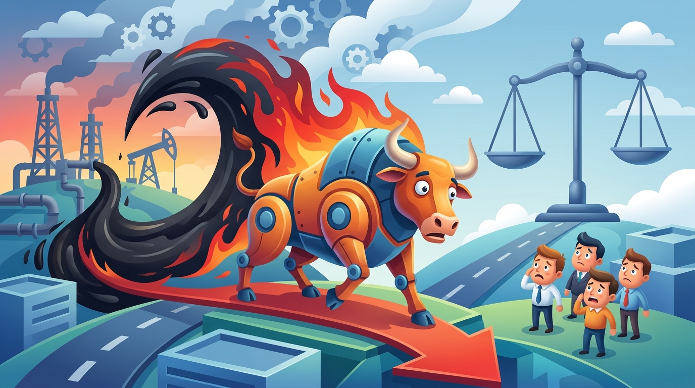 Illustration for Wall Street's Recent Struggles: Understanding the Impact of Rising Oil Prices - Image 1