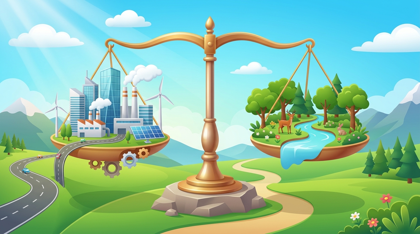 Balancing Economic Growth with Environmental Responsibility: A Strategic Perspective