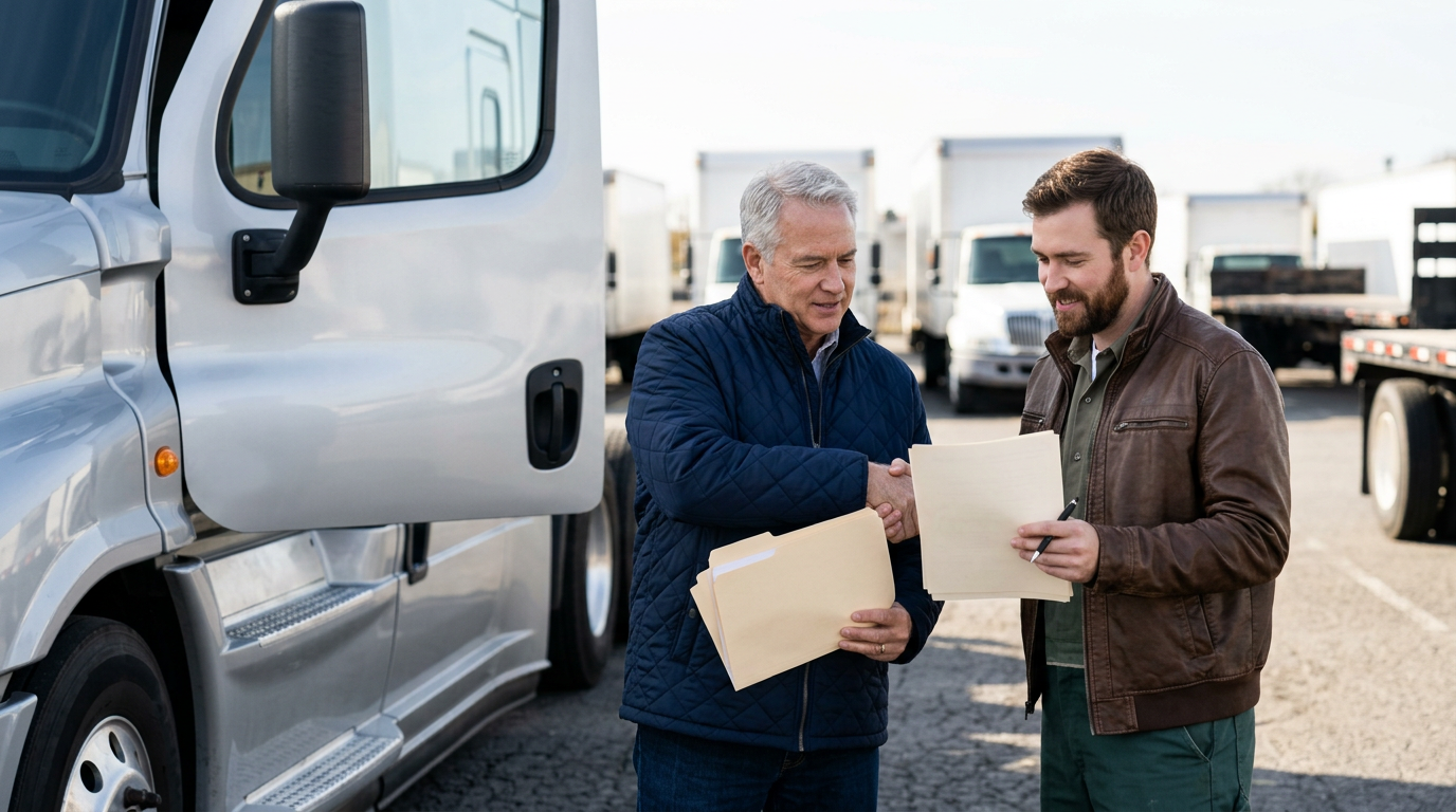 Illustration for Navigating the Transfer of Commercial Vehicle Insurance Policy Ownership